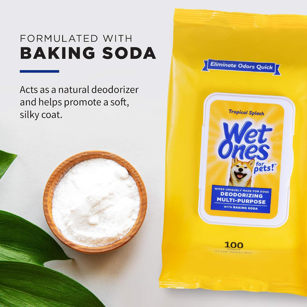 Deodorizing Pet Grooming Wipes Bundle