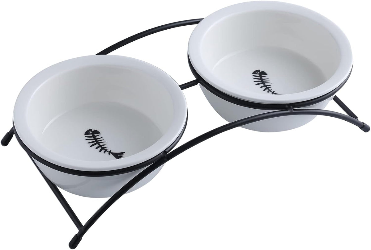 Elevated Ceramic Pet Bowl Bundle