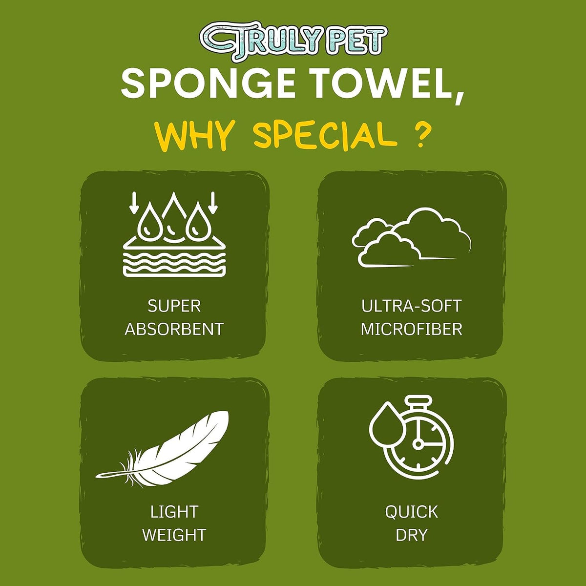 Super-Absorbent Microfiber Pet Towel