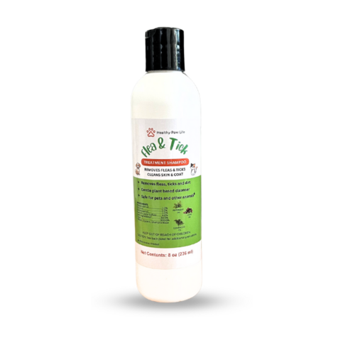 Flea & Tick Shampoo for Pets – Plant-Based, Essential Oil Formula