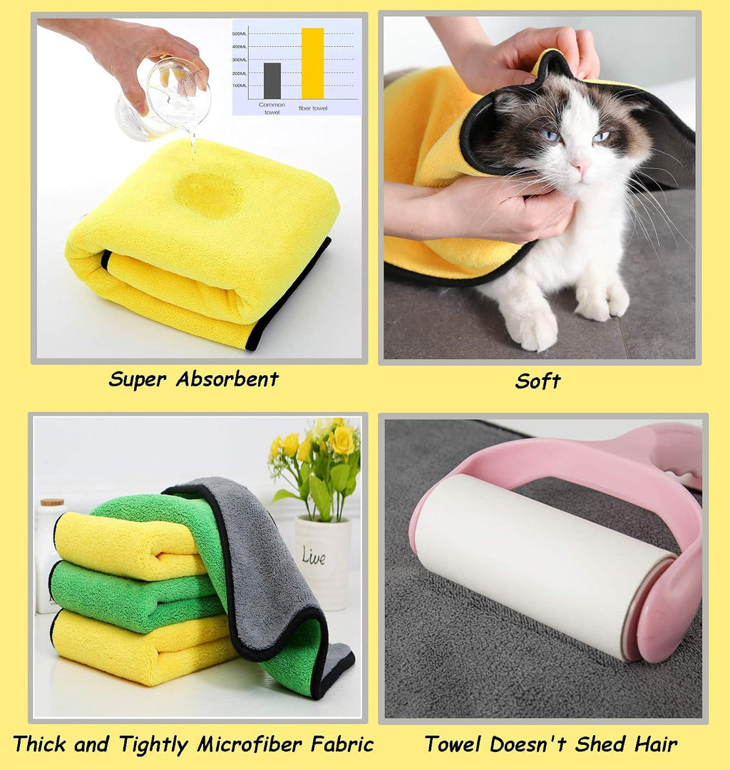 2-Pack Microfiber Pet Towels