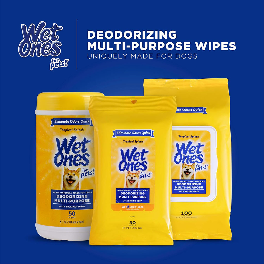 Deodorizing Pet Grooming Wipes Bundle