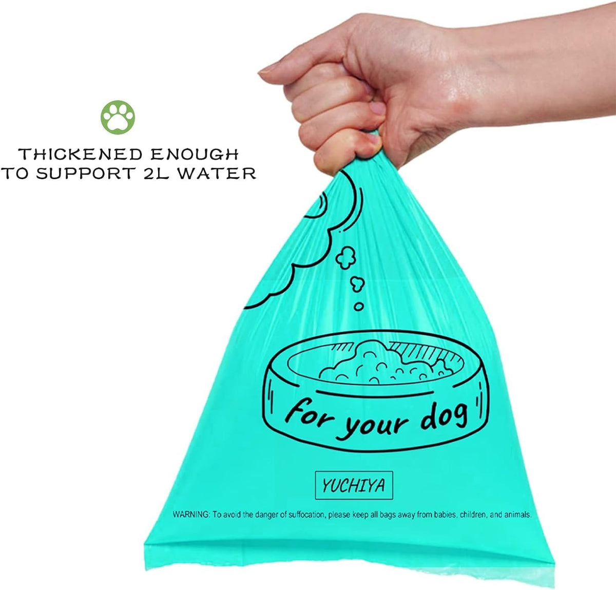 Bone-Shaped Pet Waste Bag Dispenser Bundle