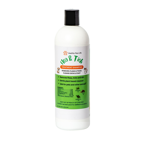 Flea & Tick Shampoo for Pets – Plant-Based, Essential Oil Formula