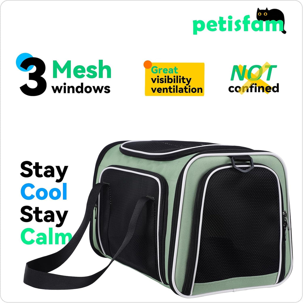 Top-Load Pet Carrier with Cozy Bed