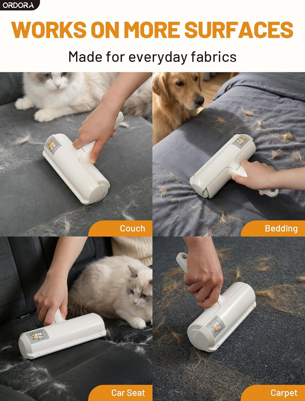 Reusable Pet Hair Remover Roller