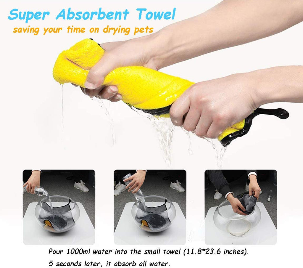 2-Pack Microfiber Pet Towels