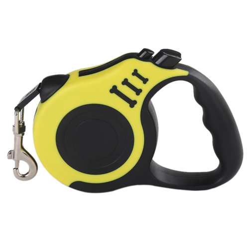 16.5 ft Automatic Retractable Dog Leash – One-Touch Brake & Lock