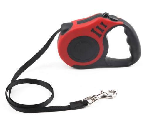 16.5 ft Automatic Retractable Dog Leash – One-Touch Brake & Lock