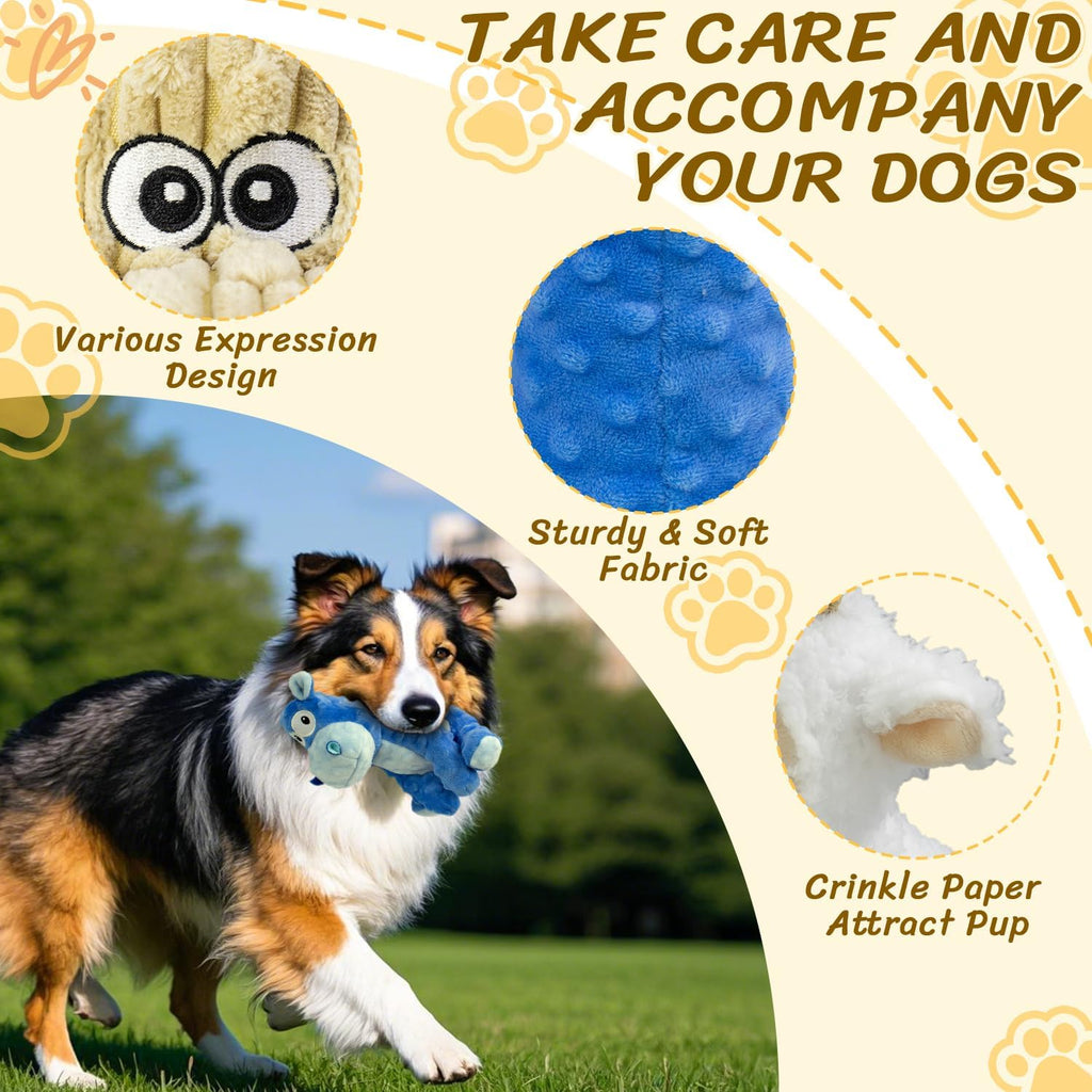 3-Piece Squeaky Pet Toy Bundle