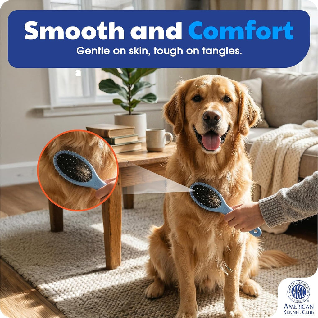 AKC 2-in-1 Pet Grooming Brush