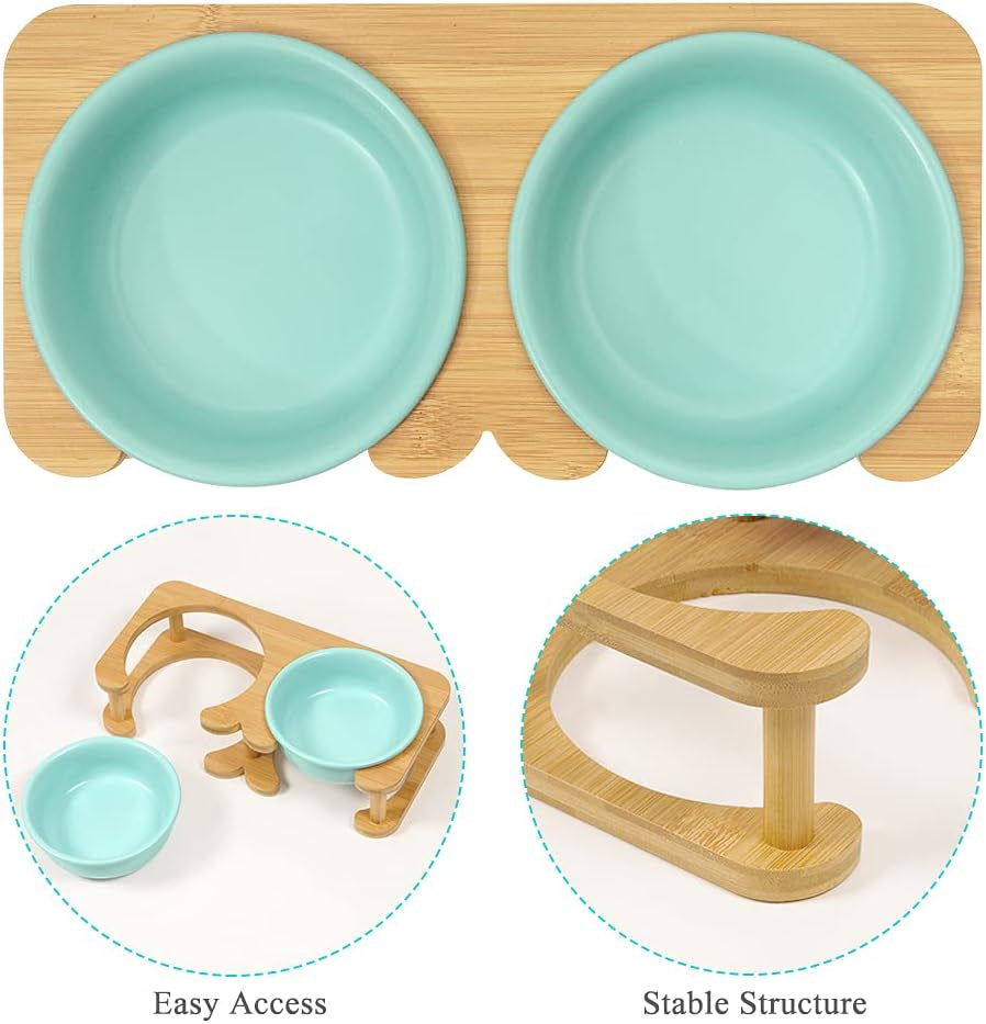 Elevated Ceramic Pet Bowl Bundle