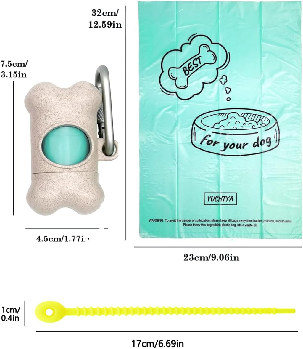 Bone-Shaped Pet Waste Bag Dispenser Bundle