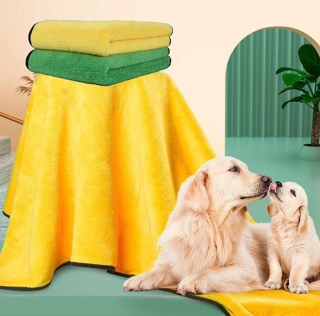 2-Pack Microfiber Pet Towels