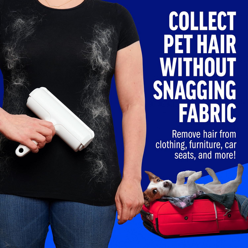Reusable Pet Hair Remover Roller – For Furniture, Carpets & Cars