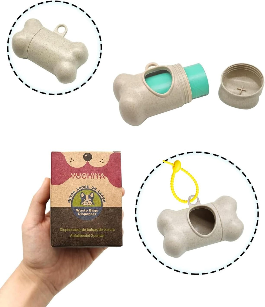 Bone-Shaped Pet Waste Bag Dispenser Bundle