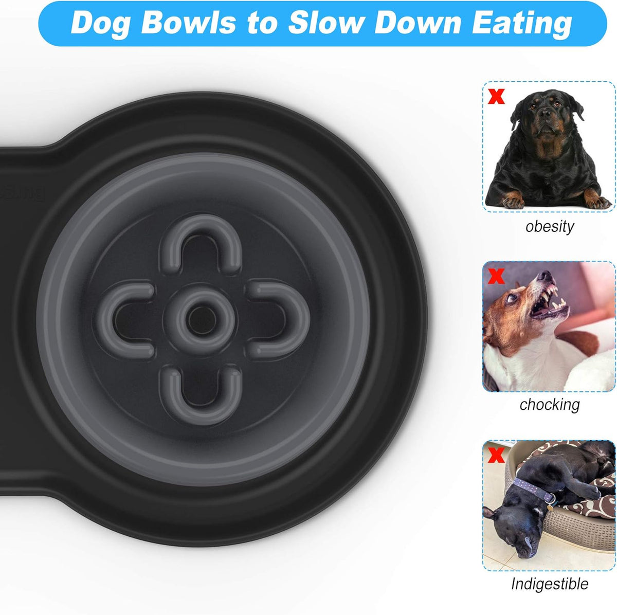4-in-1 Slow Feeder Pet Bowl Bundle