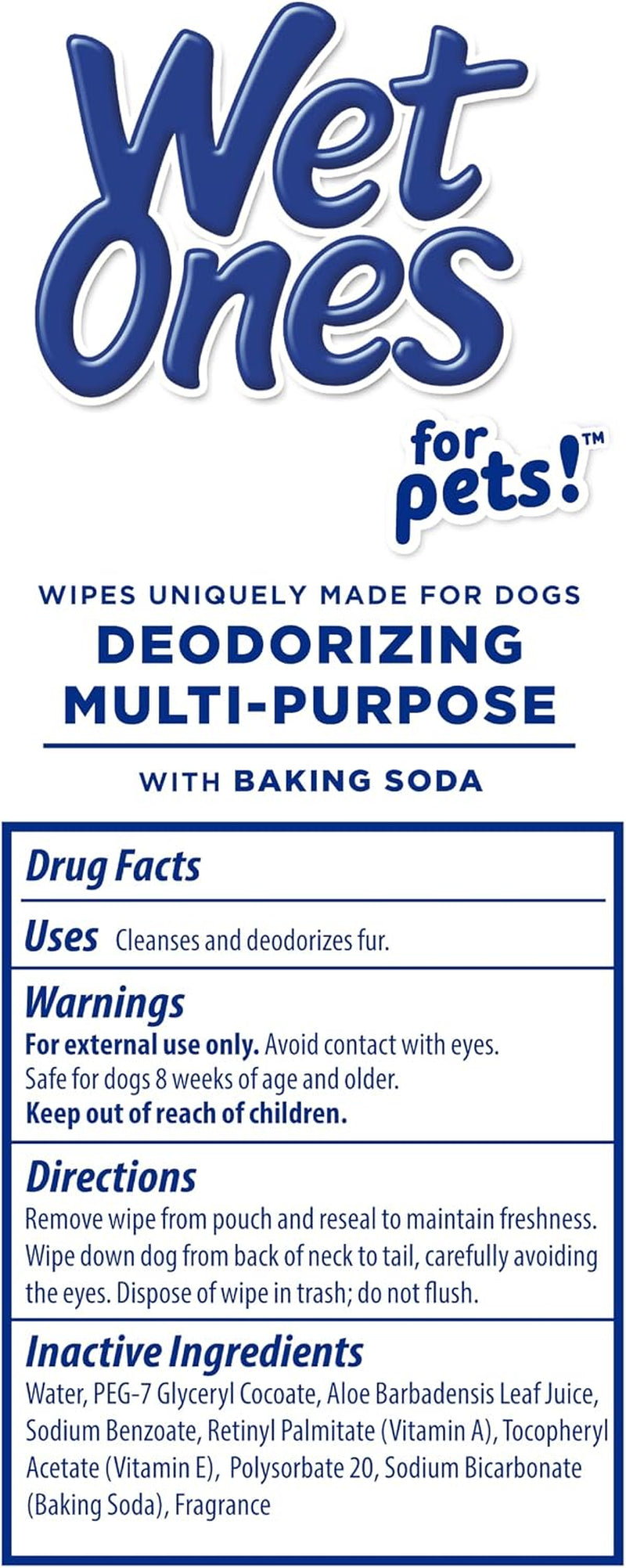 Deodorizing Pet Grooming Wipes Bundle