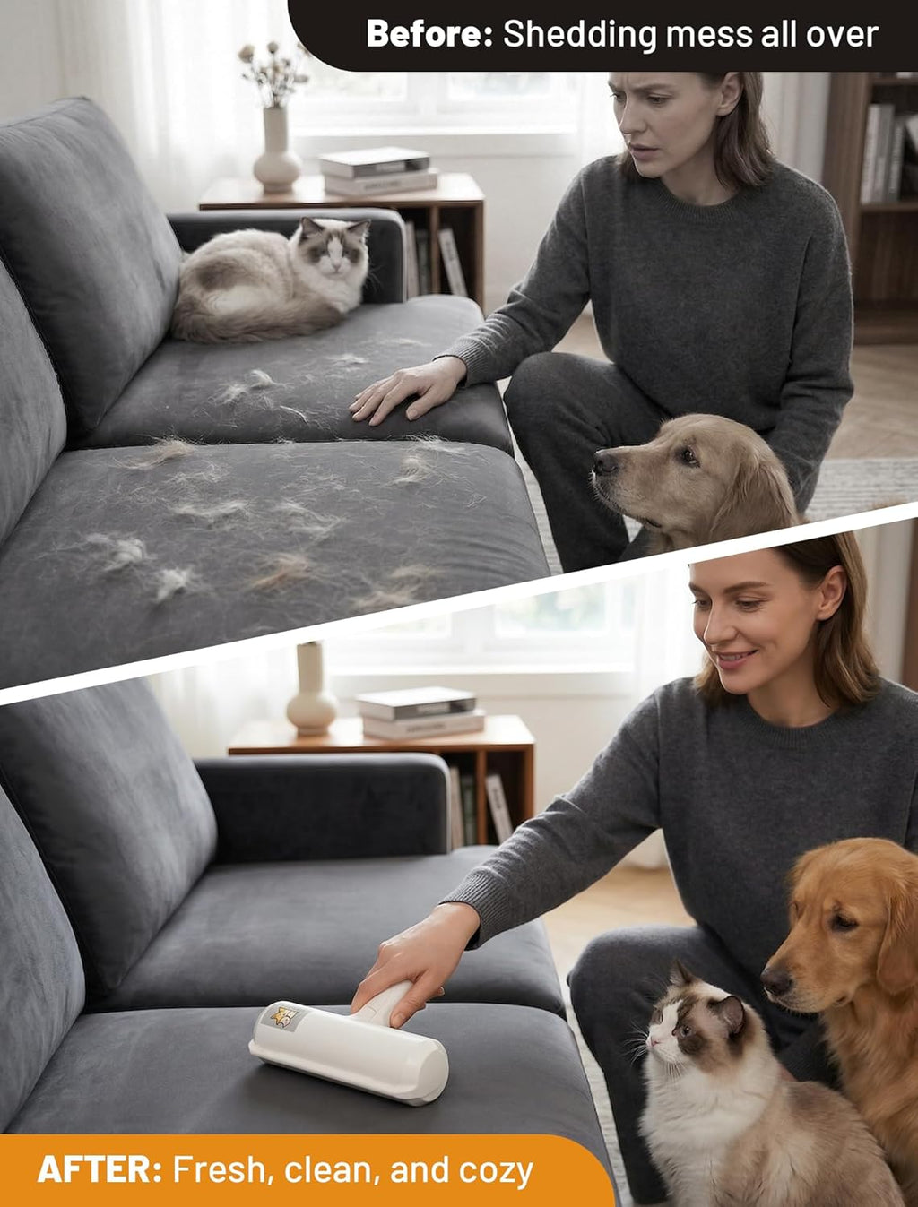 Reusable Pet Hair Remover Roller
