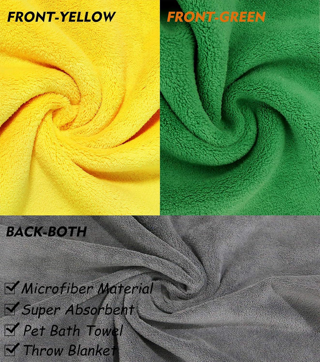 2-Pack Microfiber Pet Towels