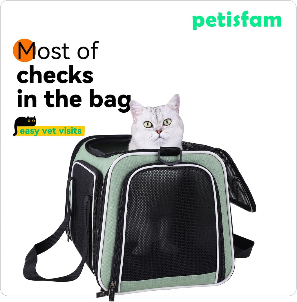 Top-Load Pet Carrier with Cozy Bed