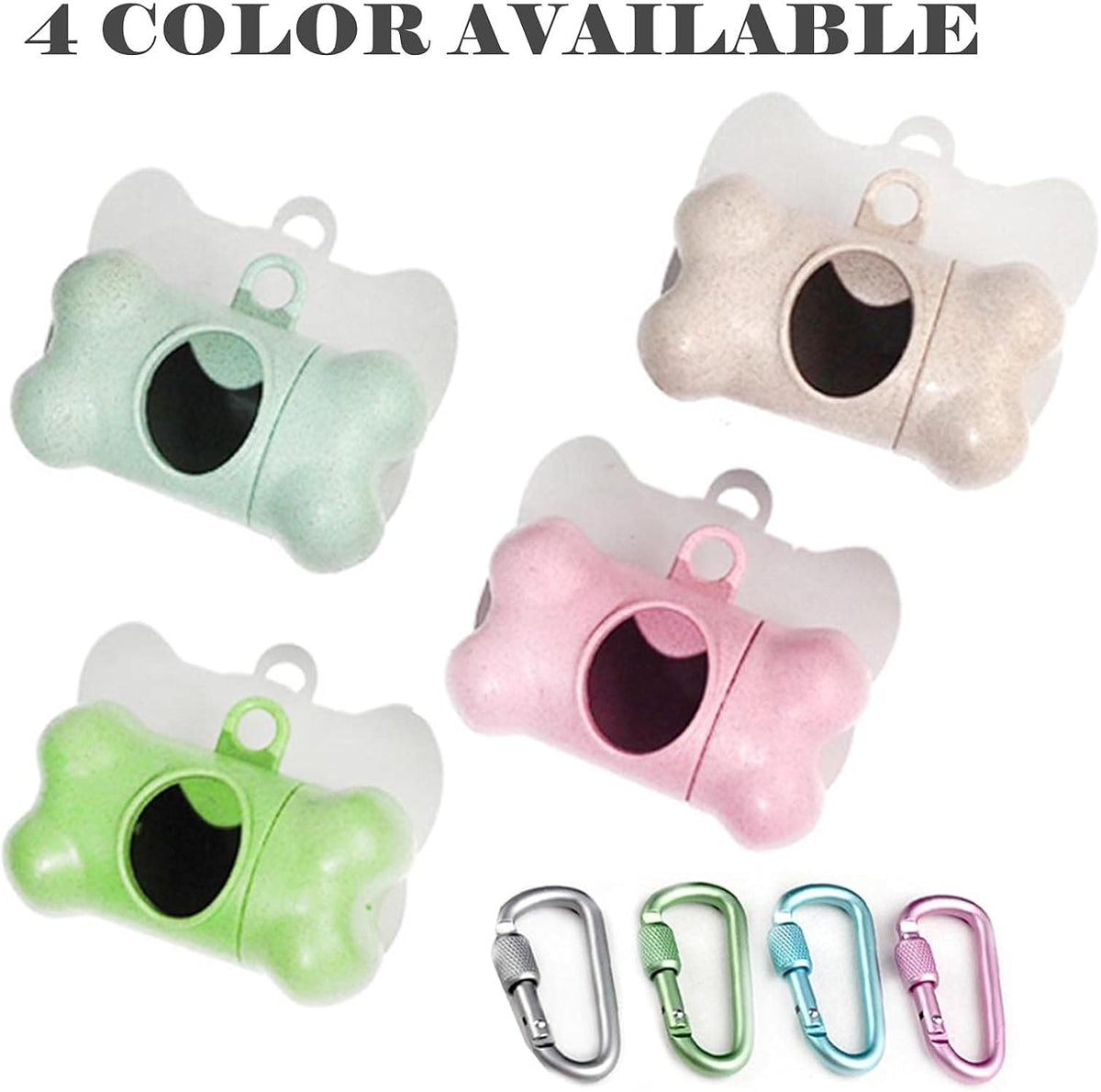 Bone-Shaped Pet Waste Bag Dispenser Bundle
