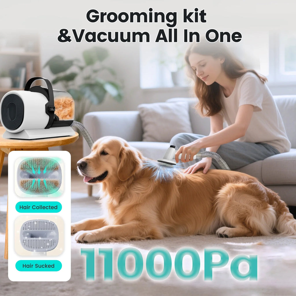 AIRROBO Pet Grooming Vacuum Bundle