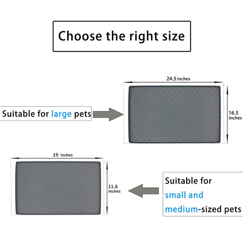 Non-Slip Waterproof Silicone Pet Food & Water Mat