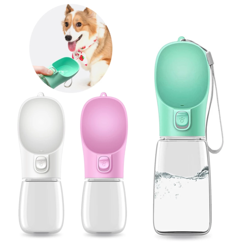 Outdoor Dog Water Bottle Feeder – Portable Travel Dispenser for Walks & Hikes