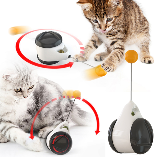 Tumbler Balanced Wheel Swinging Cat Toy – Interactive Ball & Turntable