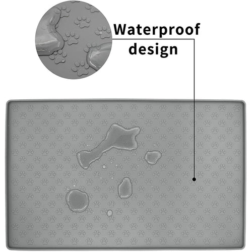 Non-Slip Waterproof Silicone Pet Food & Water Mat