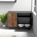 Elevated Pet Feeding Station with Storage – Adjustable Height, Furniture-Style