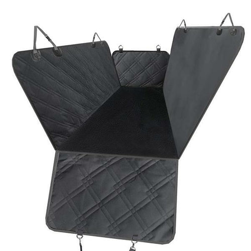 Waterproof Pet Car Seat Cover – Heavy-Duty Back Seat Protector with Hammock Option