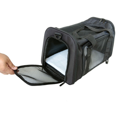 Pet Carrier Bag – Large, 5-Entry Travel Bag for Cats & Dogs