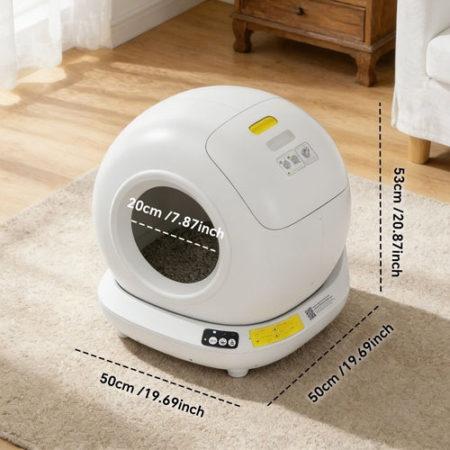 Self-Cleaning Cat Litter Box – Fully Enclosed, App-Controlled