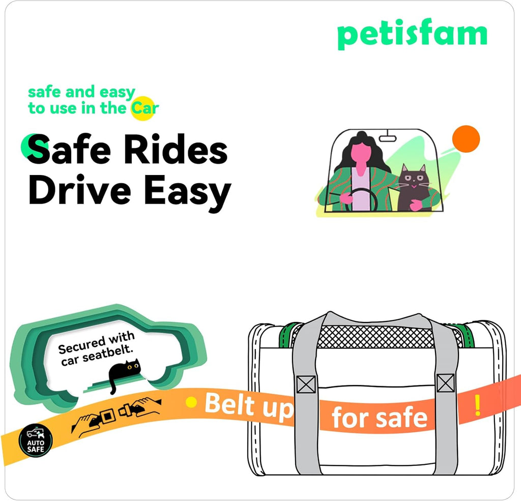 Top-Load Pet Carrier with Cozy Bed